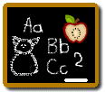 abc chalkboard